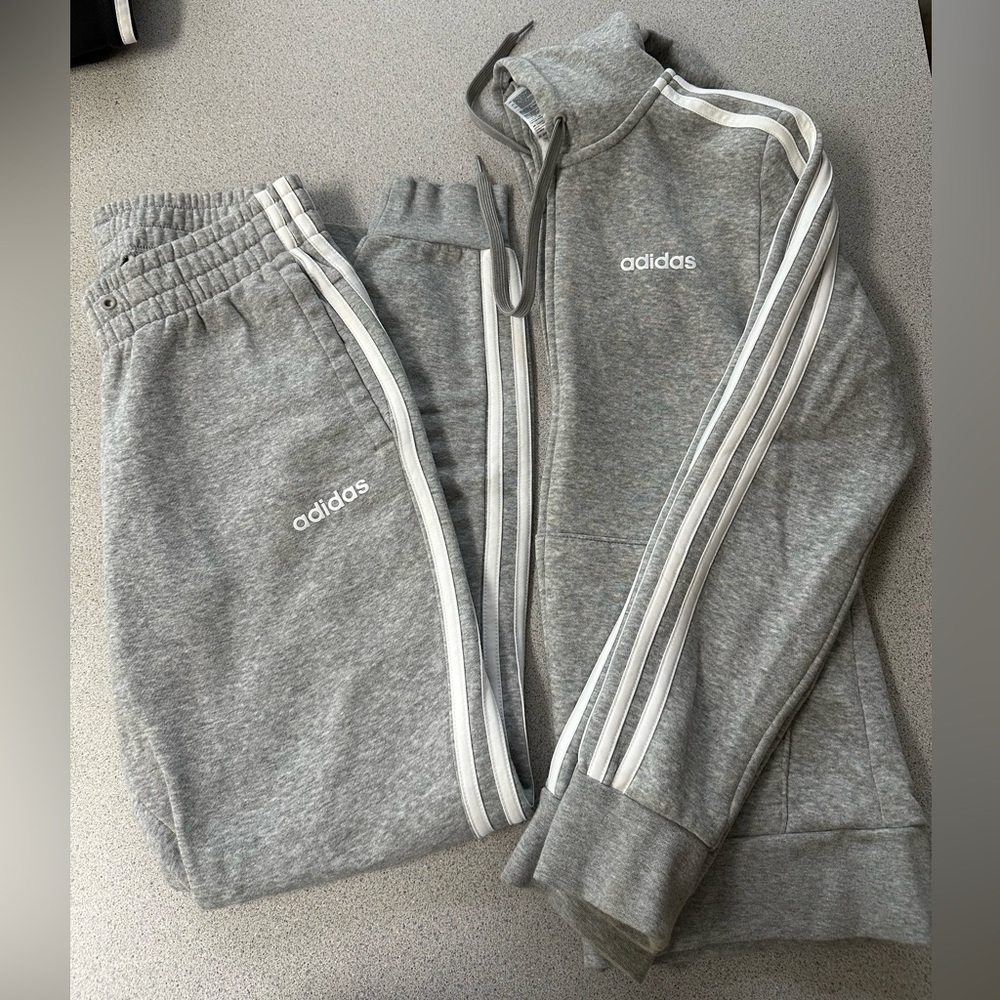 Adidas Track Set • XS Joggers • Small Jacket